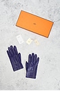 view 7 of 7 Hermes Gloves in Blue