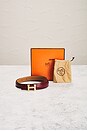 view 7 of 7 Hermes Constance Belt in Brown