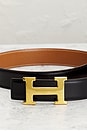 view 7 of 8 Hermes Constance Belt in Black
