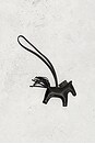 view 3 of 6 Hermes Rodeo PM Bag Charm in Black