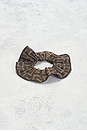 view 3 of 5 Fendi Zucca Scrunchie in Brown