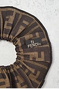 view 5 of 5 Fendi Zucca Scrunchie in Brown