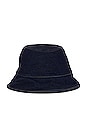 view 1 of 9 Celine Denim Bucket Hat in Dark Blue
