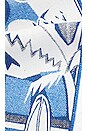 view 5 of 5 Hermes Surf Scarf in Blue