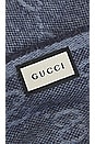 view 4 of 7 Gucci Monogram Scarf in Blue