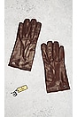 view 5 of 5 Fendi Sheepskin Gloves in Dark Brown