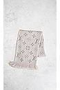 view 2 of 6 Louis Vuitton Logo Scarf in Taupe