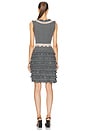 view 3 of 3 Dior Cashmere Ruffle Dress in Grey
