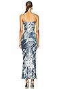 view 3 of 4 Dior Sequin Long Dress in Blue