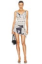 view 1 of 5 Dior X John Galliano Newsprint Dress in Black & White