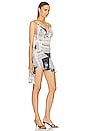 view 2 of 5 Dior X John Galliano Newsprint Dress in Black & White