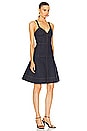 view 3 of 7 Fendi Denim Dress & Vest Set in Dark Blue
