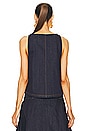 view 7 of 7 Fendi Denim Dress & Vest Set in Dark Blue