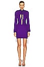 view 1 of 4 Gucci Long Sleeve Mini Dress in Purple