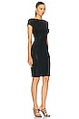 view 2 of 4 Fendi Short Sleeve Midi Dress in Black
