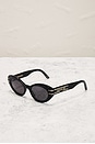 view 2 of 9 Dior Cat Eye Tinted Sunglasses in Black