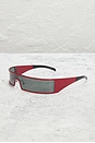 view 2 of 9 Dior Punk Shield Sunglasses in Red