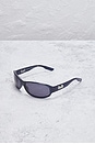 view 2 of 7 Dolce & Gabbana Tinted Shield Sunglasses in Black