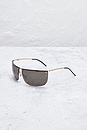 view 2 of 7 Gucci Tinted Shield Sunglasses in Black
