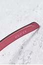 view 5 of 8 Gucci Tinted Shield Sunglasses in Red