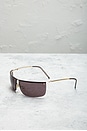 view 2 of 7 Gucci Tinted Shield Sunglasses in Brown