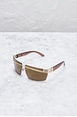 view 2 of 7 Versace Tinted Square Sunglasses in Brown
