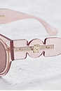 view 4 of 8 Versace Tinted Cat Eye Sunglasses in Pink