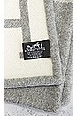 view 4 of 4 Hermes Avalon Blanket in Light Grey