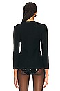 view 3 of 5 Celine Cable Knit Cardigan in Black
