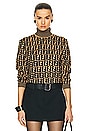 view 1 of 4 Fendi Zucca Turtleneck Sweater in Beige