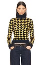 view 1 of 4 Celine Knit Turtleneck Sweater in Yellow