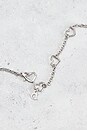 view 5 of 6 Dior Rhinestone Heart Necklace in Silver