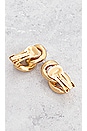 view 3 of 5 Dior Clip On Earrings in Gold