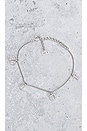 view 2 of 5 Dior Rhinestone Logo Bracelet in Silver