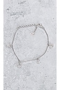 view 3 of 5 Dior Rhinestone Logo Bracelet in Silver