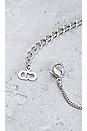 view 5 of 5 Dior Rhinestone Logo Bracelet in Silver