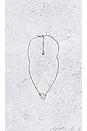 view 2 of 9 Dior Logo Necklace in Silver