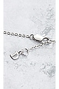 view 5 of 9 Dior Logo Necklace in Silver