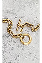 view 5 of 8 Celine Triomphe Logo Chain Necklace in Gold