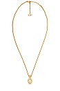 view 1 of 6 Dior CD Rhinestone Necklace in Light Gold