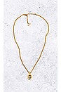 view 2 of 6 Dior CD Rhinestone Necklace in Light Gold