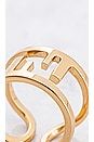 view 3 of 6 BAGUE FENDI in Gold