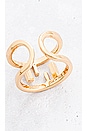 view 4 of 6 BAGUE FENDI in Gold