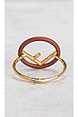 view 3 of 7 Fendi Bangle Bracelet in Gold