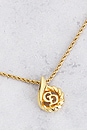 view 4 of 5 Dior Logo Necklace in Gold