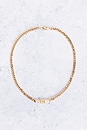 view 2 of 5 Dior Rhinestone Bar Necklace in Gold