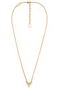 view 1 of 5 Louis Vuitton Essential V Necklace in Gold