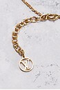 view 4 of 5 Louis Vuitton Essential V Necklace in Gold