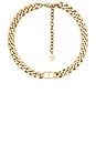 view 1 of 6 Dior CD Chain Link Necklace in Gold