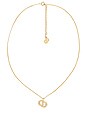 view 1 of 4 Dior CD Rhinestone Necklace in Gold